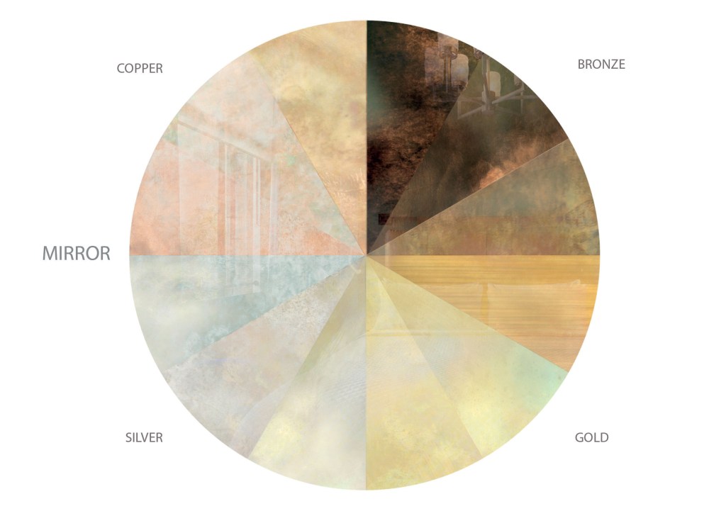 mirror antique glass 
antique gold glass
antique silver glass mirror
copper class mirror
art glass mirror
mirror painting designs 
color mirror artwork
pastel shade mirror